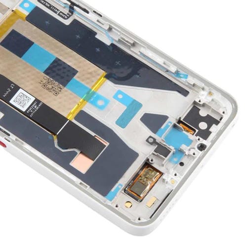 Schermo Completo Originale AMOLED Nothing Phone 3A A059 con Cornice (Bianco)