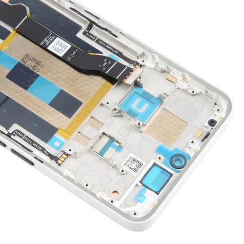 Schermo Completo Originale AMOLED Nothing Phone 3A A059 con Cornice (Bianco)