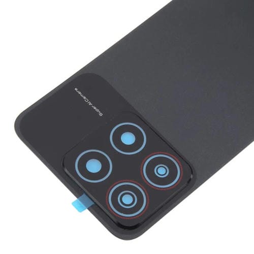 Plastic Back Cover with Camera Lens Cover Zte Blade A35 Z2453 (Black)