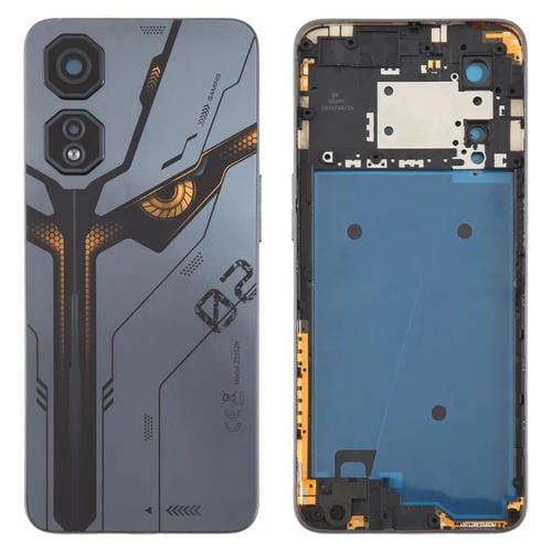 Tapa Trasera de Batería y Lente de Cámara ZTE Nubia Neo 2 Z2352N (Gris)