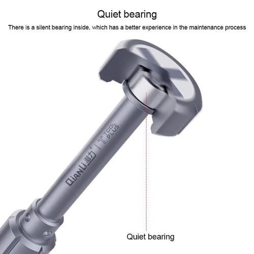 Tournevis à chanfrein central Qianli I-Thor S2 Pointe cruciforme creuse avec texture 3D de précision