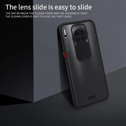 Para Huawei Mate 30 Pro MOFI Xing Dun Series PC + TPU Anti-peep Carcasa protectora todo incluido impermeable y anti-caída, Translúcido Frosted (Morado)