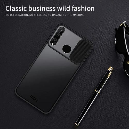 Para Huawei P30 lite MOFI Xing Dun Series PC + TPU Anti-peep Carcasa protectora impermeable y anti-caída todo incluido, translúcido mate (verde)