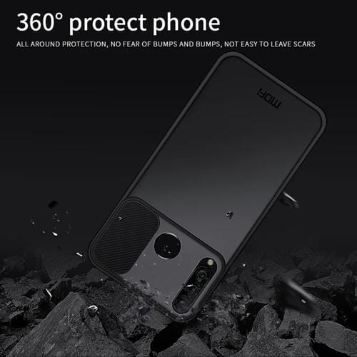 Para Huawei P30 lite MOFI Xing Dun Series PC + TPU Anti-peep Carcasa protectora impermeable y anti-caída todo incluido, translúcido mate (verde)