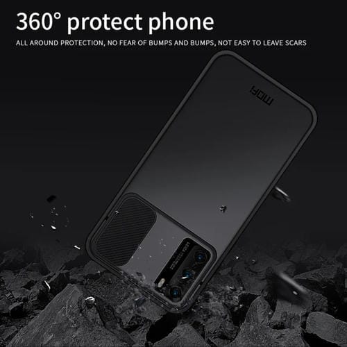 Para Huawei P40 MOFI Xing Dun Series PC + TPU Anti-peep Carcasa protectora todo incluido impermeable y anti-caída, translúcido mate (púrpura)