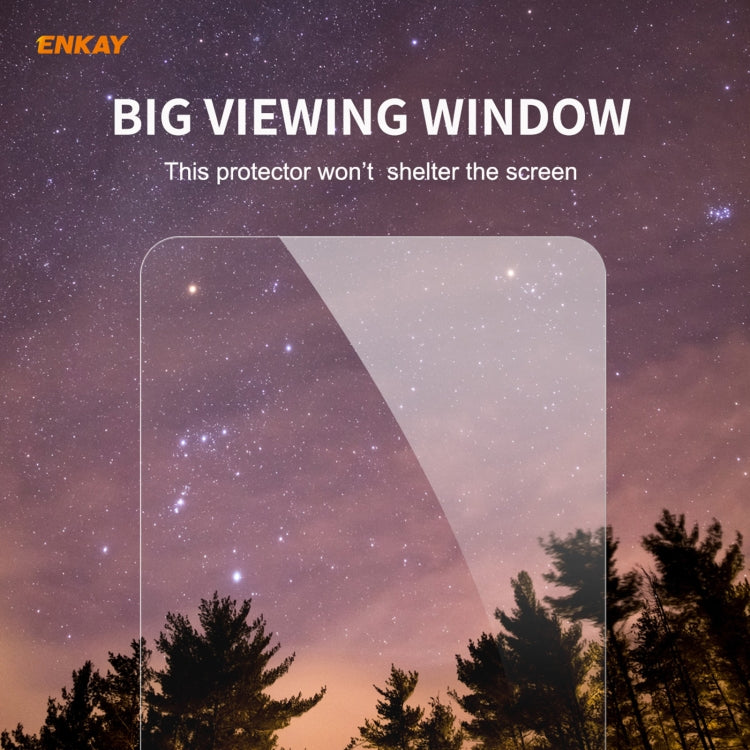 Para Huawei P Smart 2021 Enkay Hat-Prince 0.26mm 9h 2.5D Película de vidrio templado de borde curvo