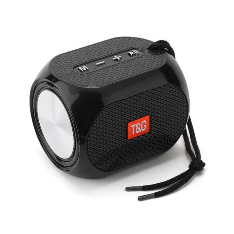 Altavoz Bluetooth T&G Tg196 TWS con Subwoofer y Cable Trenzado Compatible USB Aux TF FM (Negro)