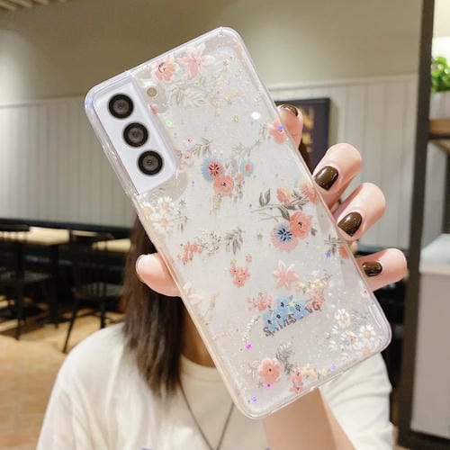 Funda para Teléfono Samsung Galaxy A72 5G / 4G Floral Epoxy TPU (Hermoso Ramo 1)