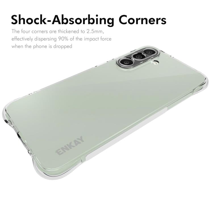 ENKAY Hat-Prince - Funda transparente de TPU a prueba de golpes para Samsung Galaxy M56