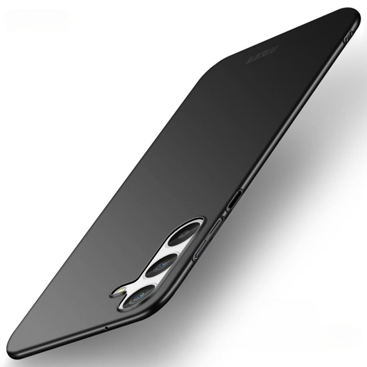 Para Samsung Galaxy A24 4G MOFI Frosted PC Estuche rígido ultrafino para teléfono (Negro)