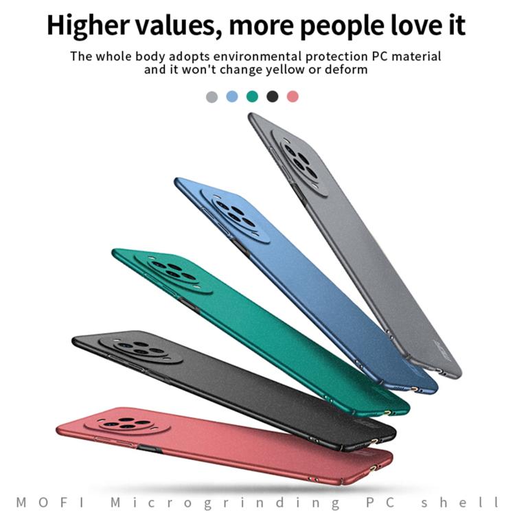 Funda ultrafina de PC esmerilada con todo incluido para Huawei nova 14 MOFI Fandun Series (azul)