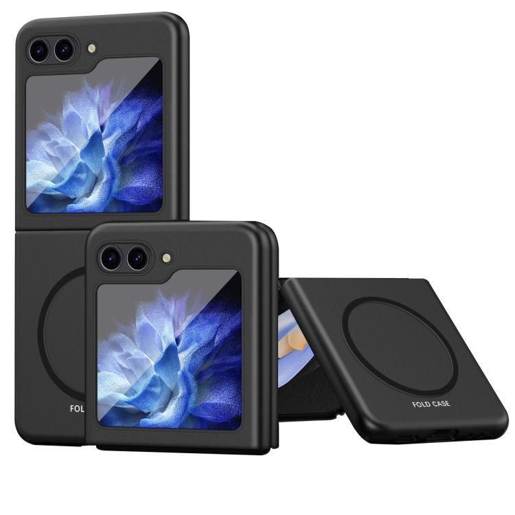 Funda magnética MagSafe a prueba de golpes para Samsung Galaxy Z Flip7 5G (negro)