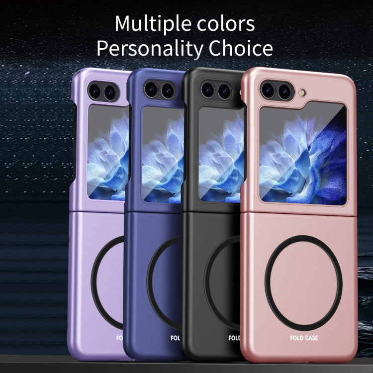 Funda magnética MagSafe a prueba de golpes para Samsung Galaxy Z Flip7 5G (morado)