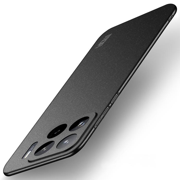 Funda ultrafina de PC esmerilada con todo incluido para Xiaomi 15S Pro MOFI Fandun Series (negra)