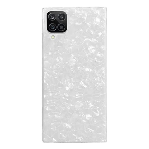 Funda Protectora Samsung Galaxy A12 5G TPU Shell Pattern (Blanco)