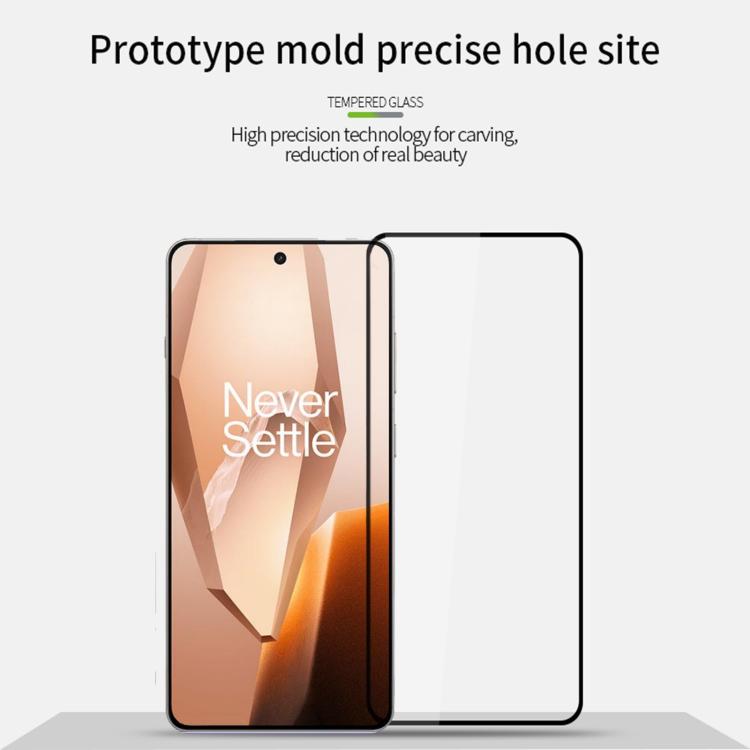 Película de Vidrio Templado Mofi 9H 2.5D para OnePlus 13R Pantalla Completa (Negro)