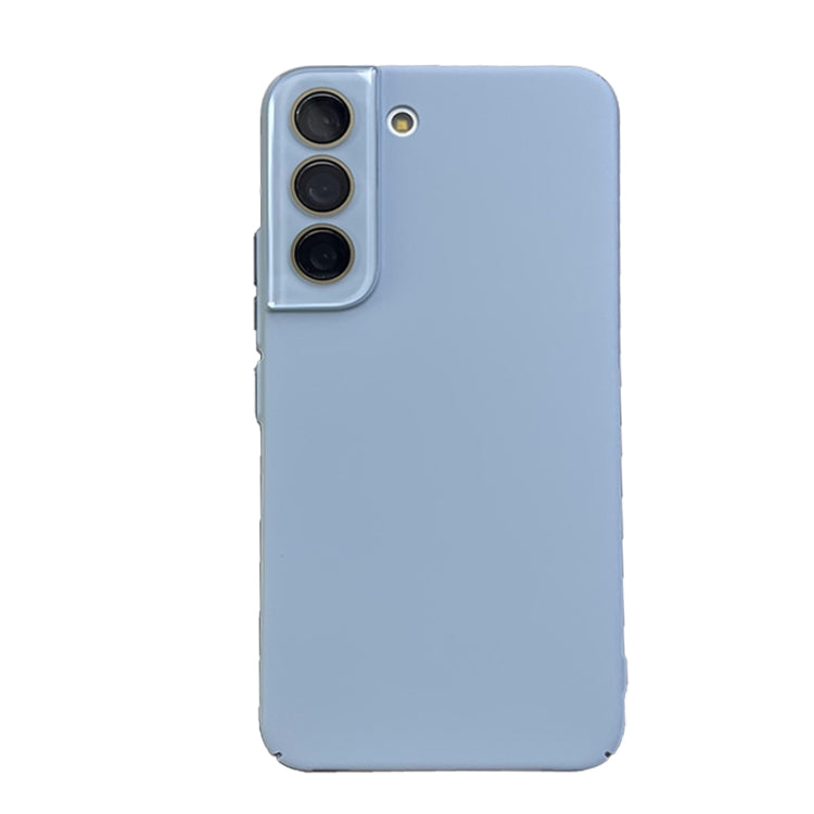 Para Samsung Galaxy S22 + 5G Leather Oil PC Estuche rígido para teléfono con todo incluido (azul)
