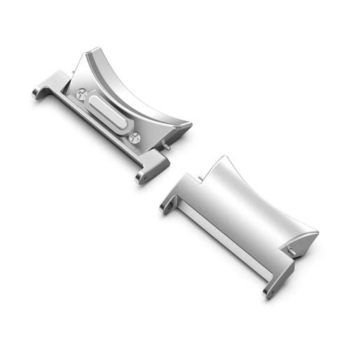 Connettori del Cinturino del Orologio Samsung Galaxy Watch in Metallo Curvo (Argento)