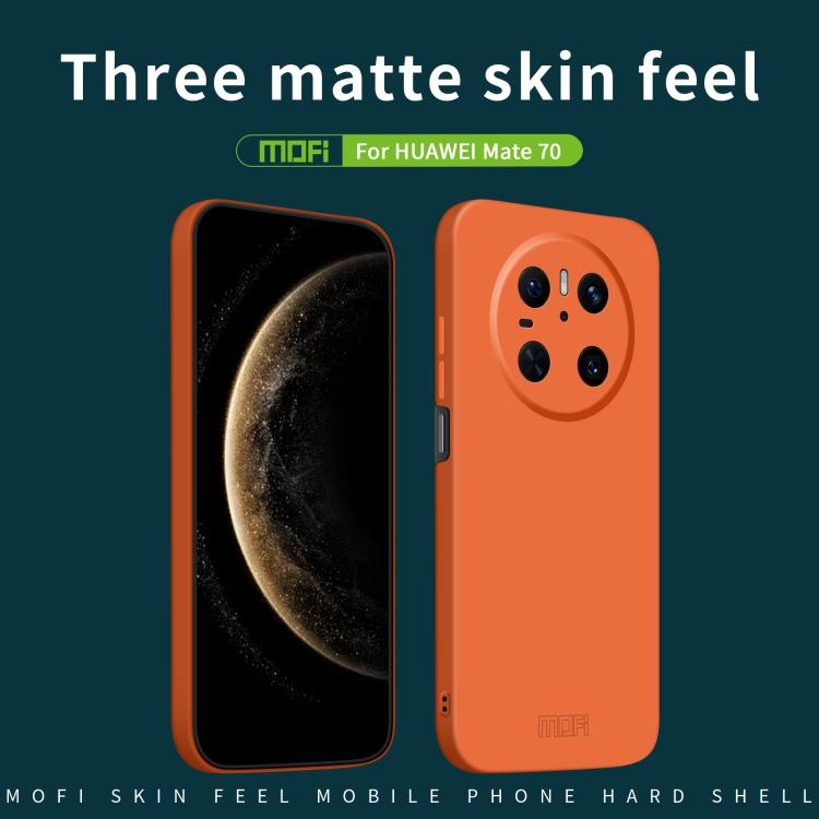Funda para Teléfono Huawei Mate 70 Mofi Qin Series con PC Todo Incluido (Verde)