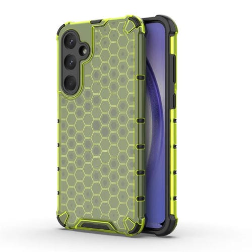 Funda para Teléfono Samsung Galaxy A33 Honeycomb a Prueba de Golpes (Verde)
