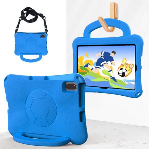 Funda Eva A Prueba De Golpes Balón De Fútbol Samsung Galaxy Tab S6 Lite 10.4 (2024) (Azul)