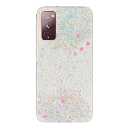 Funda para Teléfono Samsung Galaxy S20 FE Dreamy Star Glitter Epoxy TPU (Transparente)