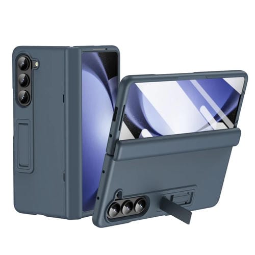 Funda para Teléfono Samsung Galaxy Z Fold5 5G a Prueba de Golpes con Soporte (Gris)