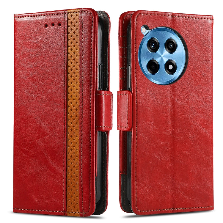 Funda de Cuero con Hebilla Magnética Doble para OnePlus Ace 3 Pro (Negra)