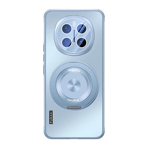 Estuche para Teléfono Honor Magic7 con Soporte Magsafe y Película para Lente (Azul)