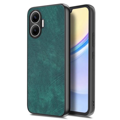 Funda de cuero vintage para Redmi Turbo 4 Pro (verde)