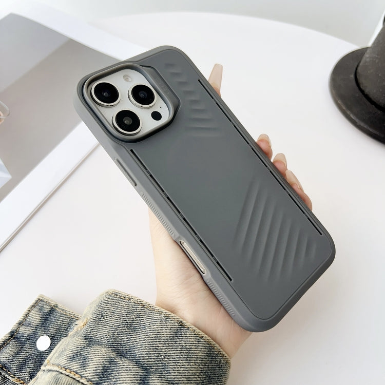 Funda TPU a Prueba de Golpes Gaer4 Imitación Magsafe para iPhone 16 Pro Max (Gris)