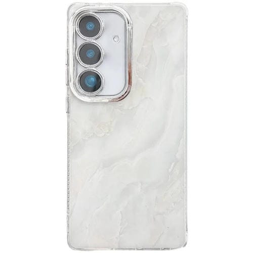 Funda para Teléfono Samsung Galaxy A25 5G Textura Mårmol Galvanizado (Blanco)