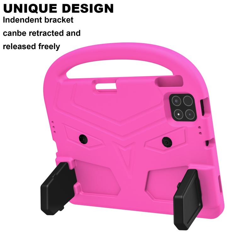Funda de Eva a Prueba de Golpes con Soporte Estilo Sparrow para Xiaomi Pad 7/7 Pro (Rosa y Rojo)