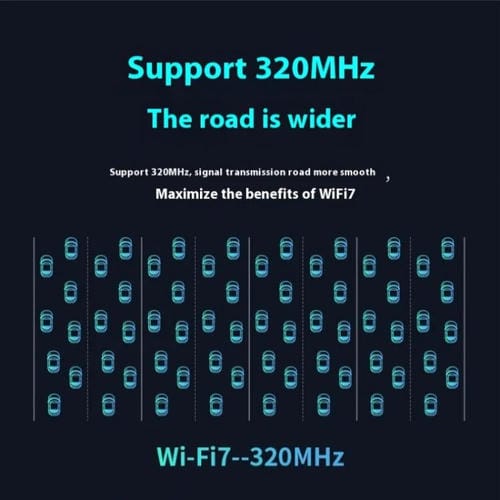 Adaptador USB 3.0 WIFI Be6500 Controlador de Tarjeta de Red Inalámbrica de Triple Banda 6500 M sin Controlador para PC