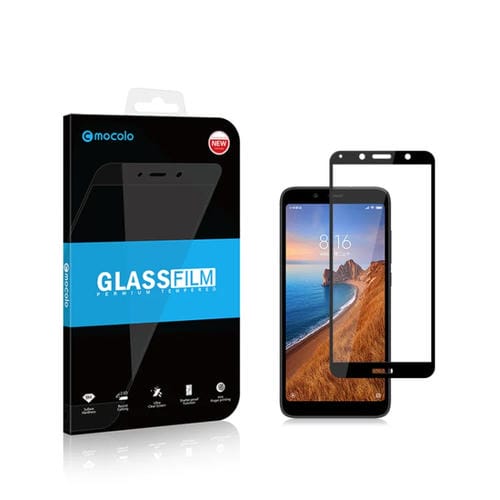 2PCs Mocolo 0.33mm 9H 2.5D Película de Vidrio Templado con Impresión de Seda para Xiaomi Redmi 7A