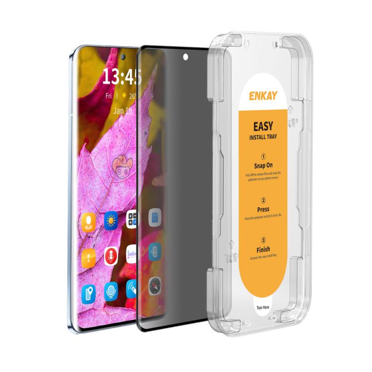 Película de Vidrio Templado Enkay Hat-Prince para Pantalla de Privacidad OnePlus Ace 3 y Ace 3 Pro