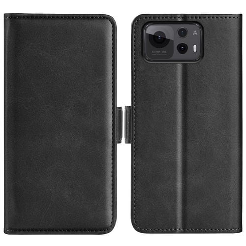 Funda de Cuero con Tapa Horizontal y Hebilla Magnética Doble Cara para Asus Zenfone 12 Ultra (Negra)