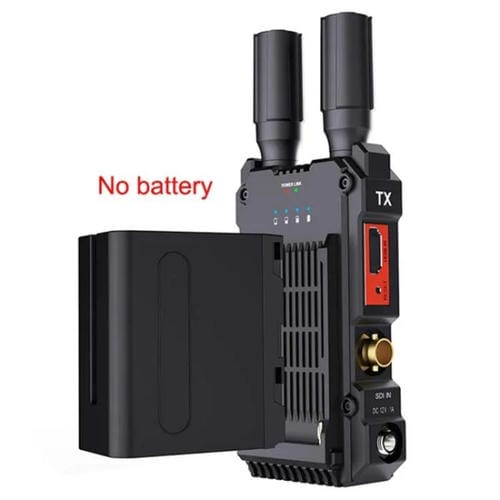 Extensor Inalámbrico 4K HD Bovbox 098 para Cámaras DSLR SDI HDMI Monitor de Video Interfaz Dual Enchufe Estadounidense