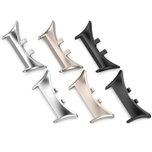 Connettori in acciaio inossidabile 316 da 20 mm per Vivo Watch5 (Nero)