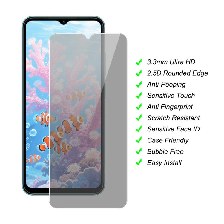 JUNSUNMAY - 25 protectores de pantalla de privacidad de vidrio templado para Samsung Galaxy Xcover 7
