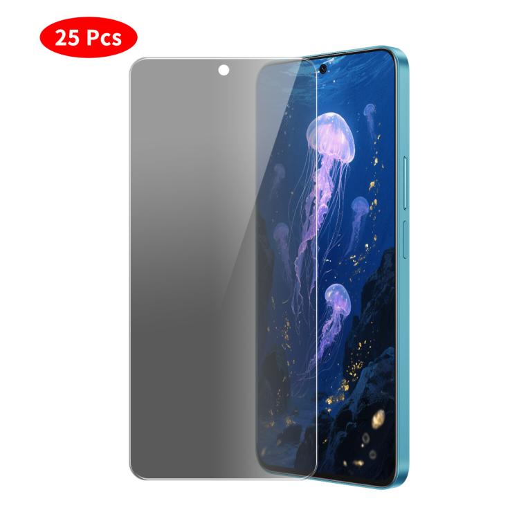 JUNSUNMAY - 25 protectores de pantalla de privacidad de vidrio templado para Samsung Galaxy A55
