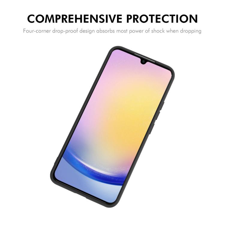 ENKAY - Funda de silicona líquida suave y antigolpes para Samsung Galaxy A16 4G/5G (azul oscuro)