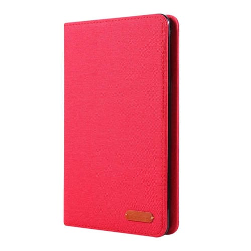 Funda para iPad Mini 4/3/2/1 Teature Cuero Pu con Tapa Horizontal y Soporte (Rojo)