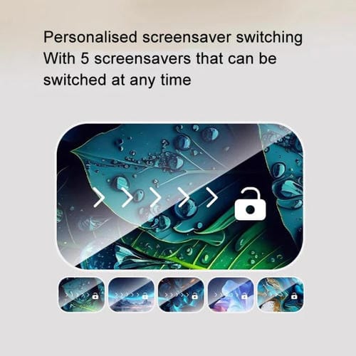 Auriculares Inalámbricos Bluetooth Pantalla Táctil Inteligente (Negro)