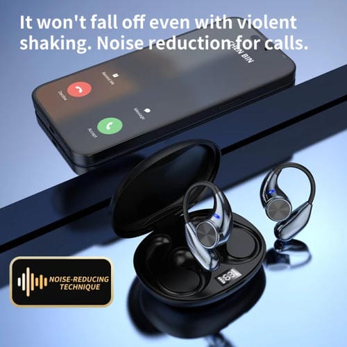 Auriculares Bluetooth Ows con Orejas Colgantes Abiertos y Cómodos (Blancos)