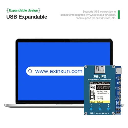 Battery Status Tester Relife Xa2 Pro Efficiency Control Wireless without Popup Window