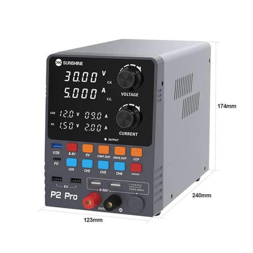 Spannungsregler CC Sunshine P2 Pro 330W Intelligente Toroidal-Stromversorgung Ausgang 30V 5A Reparaturwerkzeug