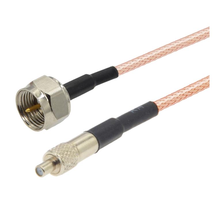Cable Coaxial RF 10 cm Conector Macho F a Hembra TS9 Cable Puente RG316