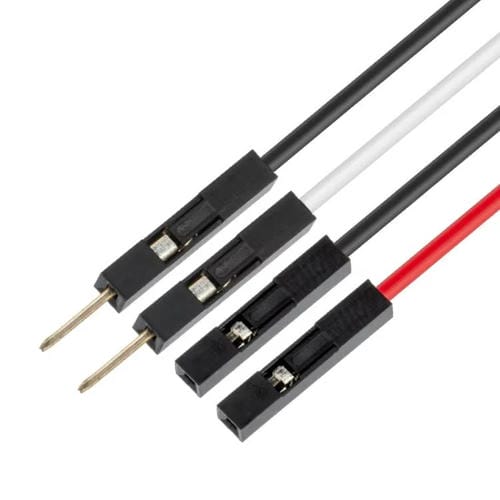 Cable Adaptador de Extensión de Prueba RF RG316 de N Hembra a Doble Dupont Macho (0,5 m)