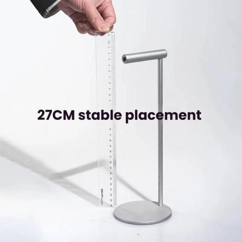 Soporte para Auriculares de Aleación de Aluminio con Pantalla (Negro)